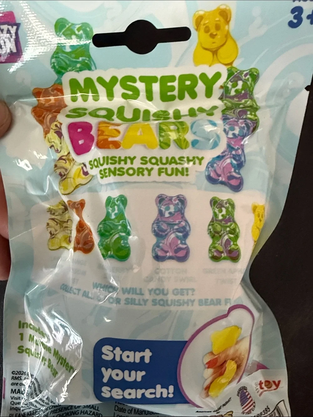 New RMS Authentic Mystery Squishy Bear